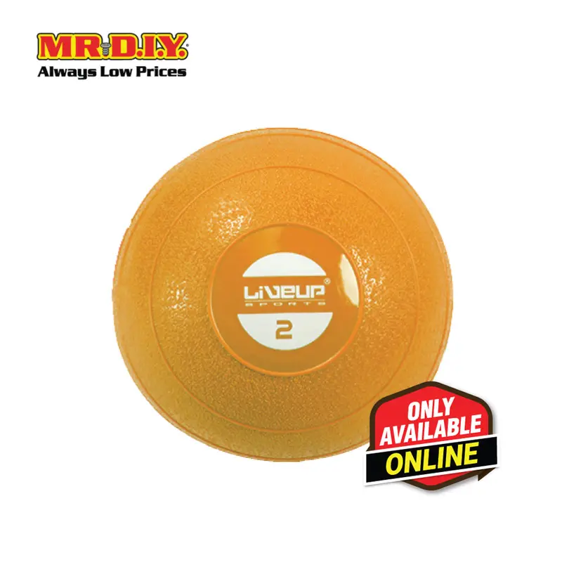Liveup Sports Pvc Soft Weight Ball (1Kg) - Orange Ls3003 1