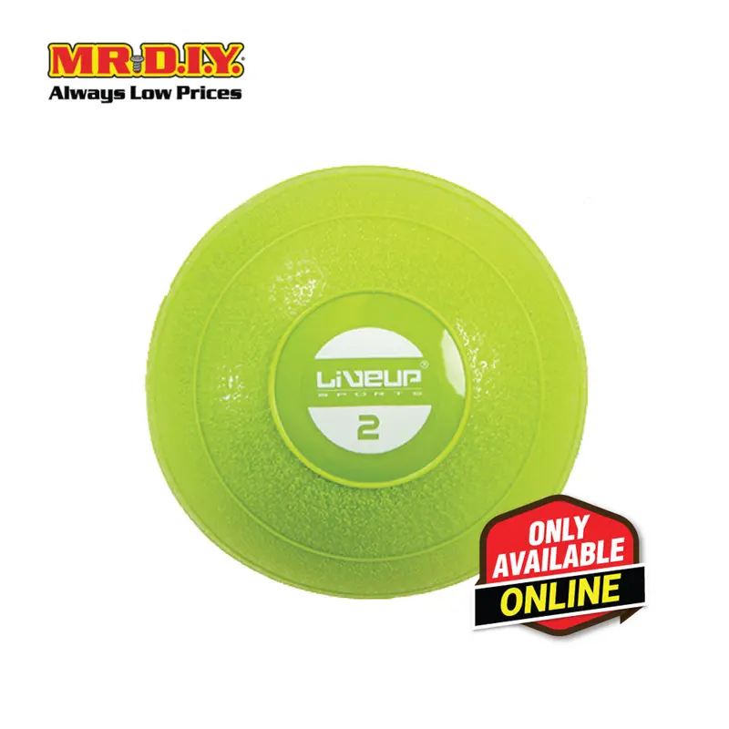 Liveup Sports Pvc Soft Weight Ball (2Kg) - Green Ls3003 1