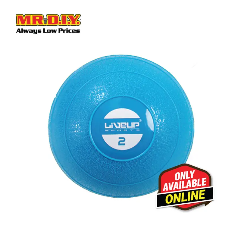 Liveup Sports Pvc Soft Weight Ball (3Kg) - Blue Ls3003 1