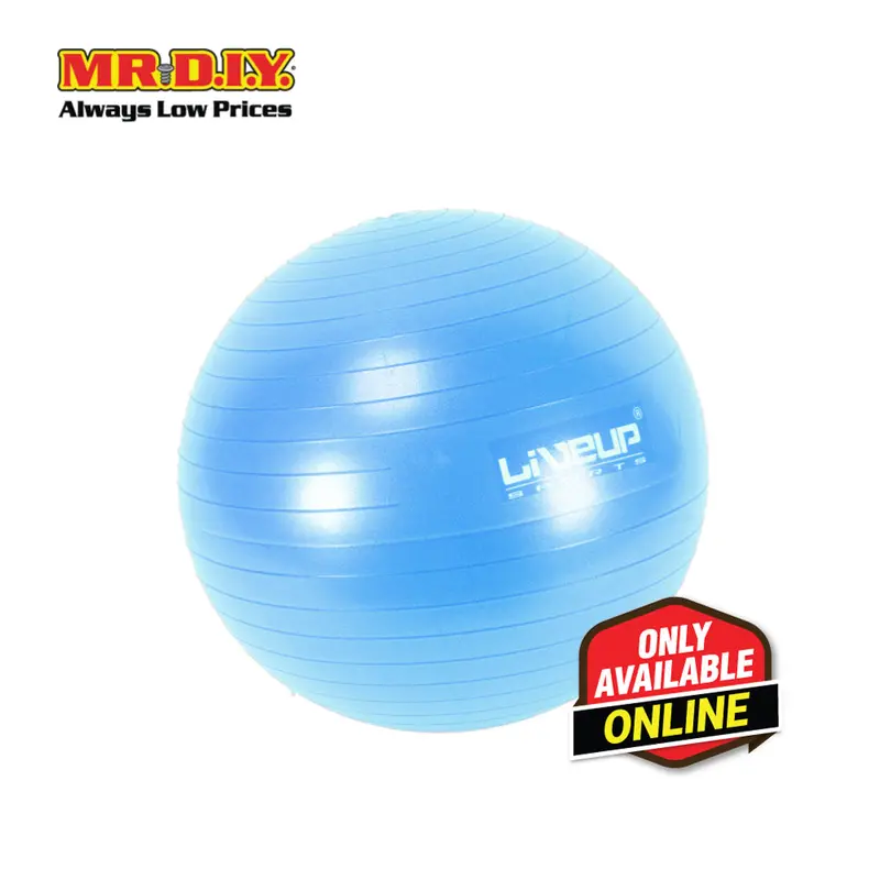 Liveup Sports Yoga Exercise Gym Anti-Burst Ball - Blue (55Cm) Ls3222 1