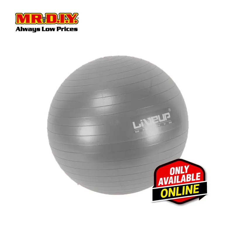 Liveup Sports Yoga Exercise Gym Anti-Burst Ball - Grey [Ls3222] (75Cm) 1