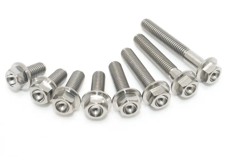 M8 Titanium Flange Bolts 1
