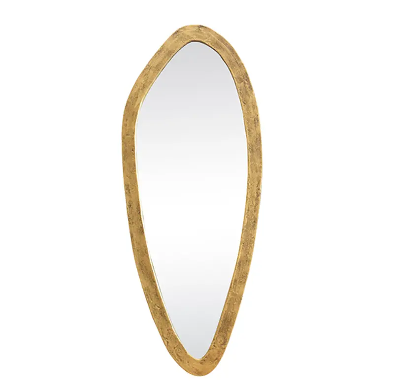 Macy Oval Brass Wall Mirror 1