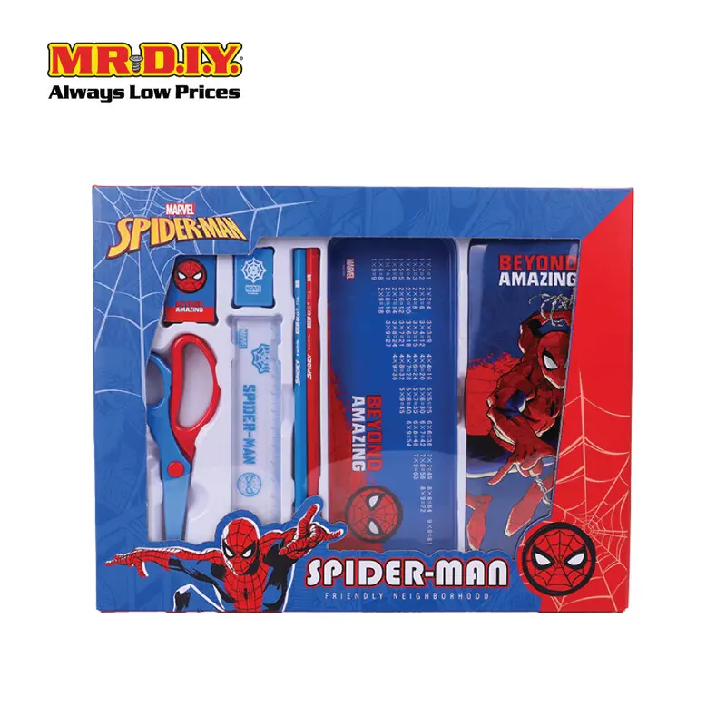 Marvel Spiderman 7-In-1 Stationery Set For Student 1
