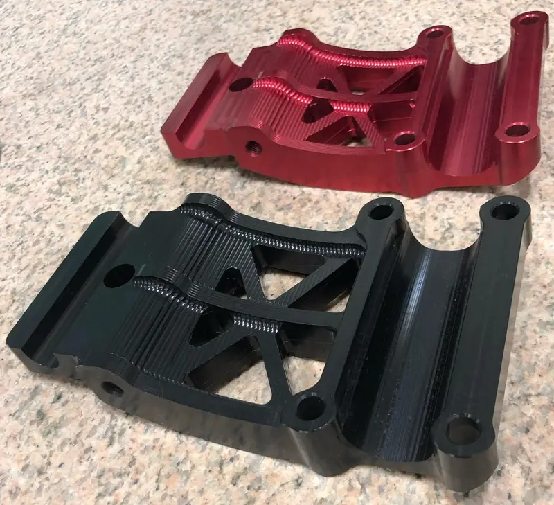 Mb-Mx Billet Cradle - Black/Red/Raw/Blue - Crf110 1