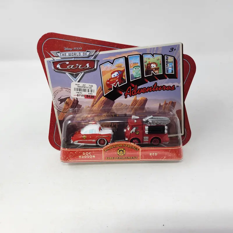 Mini Doc Hudson & Red Fire Dept. * Disney Pixar Cars * Mini Adventures 1