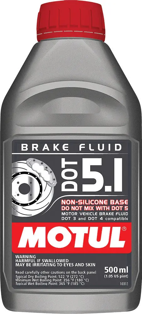 Motul Dot 5.1 Brake Fluid .5L 1