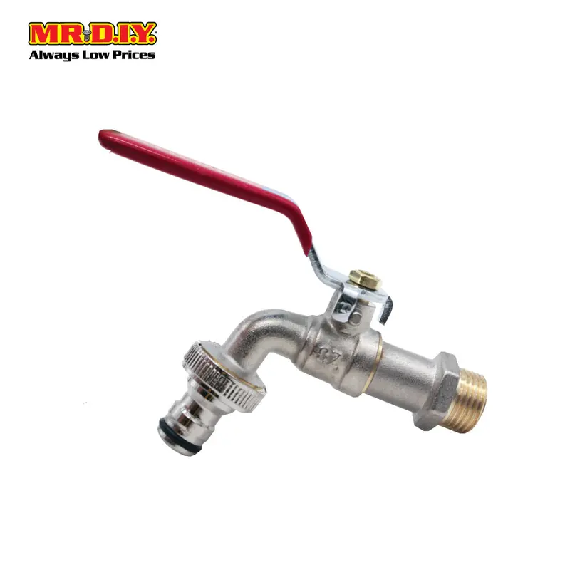 (Mr.Diy)  89244  Copper Bib Tap 1/2" (Red Handle) 1