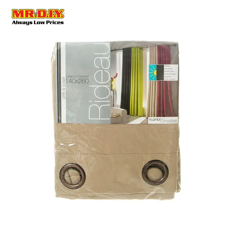 (Mr.Diy) Brick Design Window Curtain (140Cm X 260Cm) 1