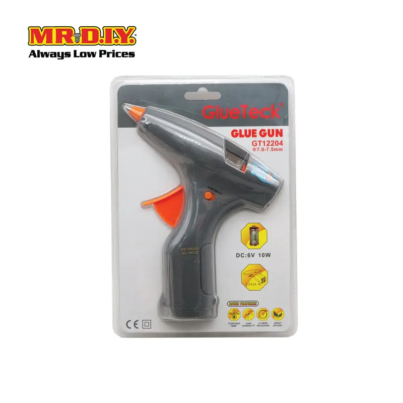 (Mr.Diy) Cordless Battery-Powered Hot Melt Glue Gun Gt12142 (10W) 1