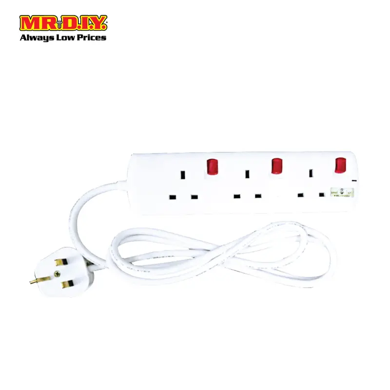 (Mr.Diy) Extension Trailing Socket (2M) 1