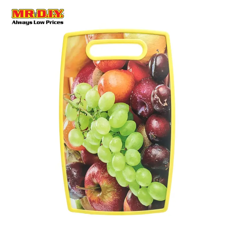 (Mr.Diy) Heavy Plastic Fruity Double Sided Multi-Function Chopping Board 1
