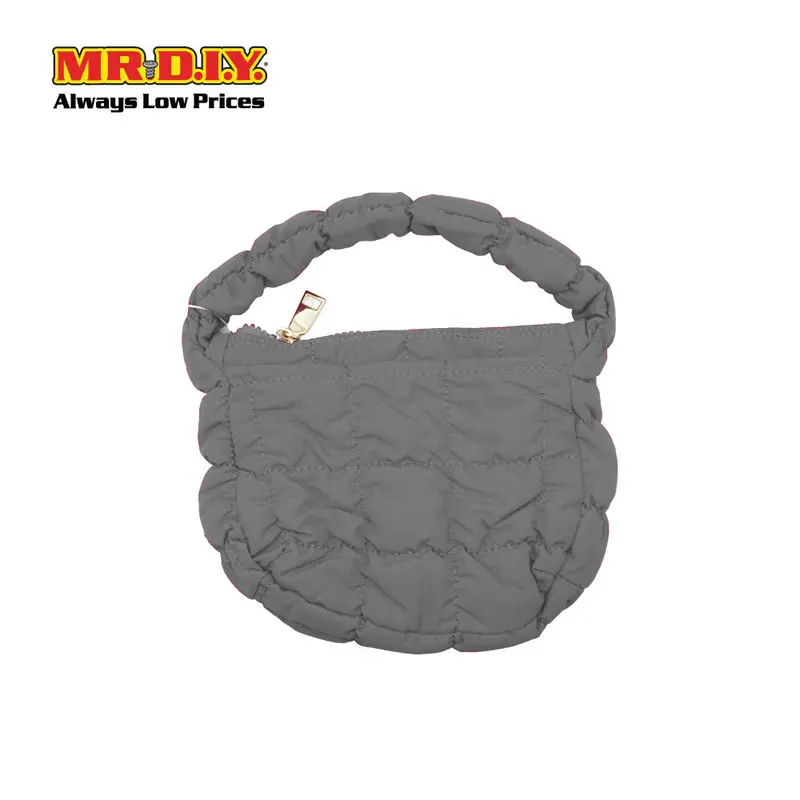 (Mr. Diy) Mini Micro Bag With Strap Chain -  Grey - Color Series 1