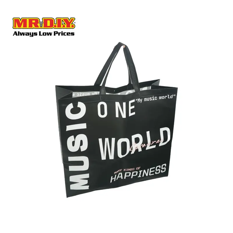 (Mr.Diy) Music World Non-Woven Shopping Bag ( 47 X 44 X 18.5 Cm ) 1