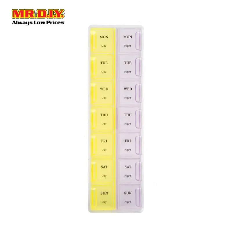 (Mr.Diy) Plastic Pill Box 1