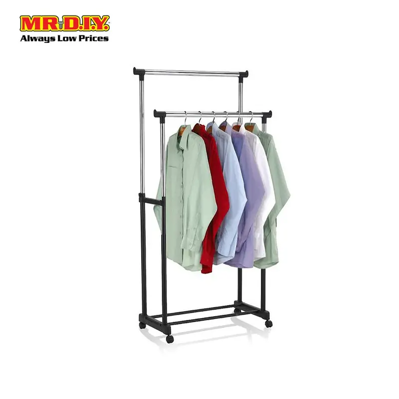 (Mr.Diy) Premium Double Bar Cloth Rack 1
