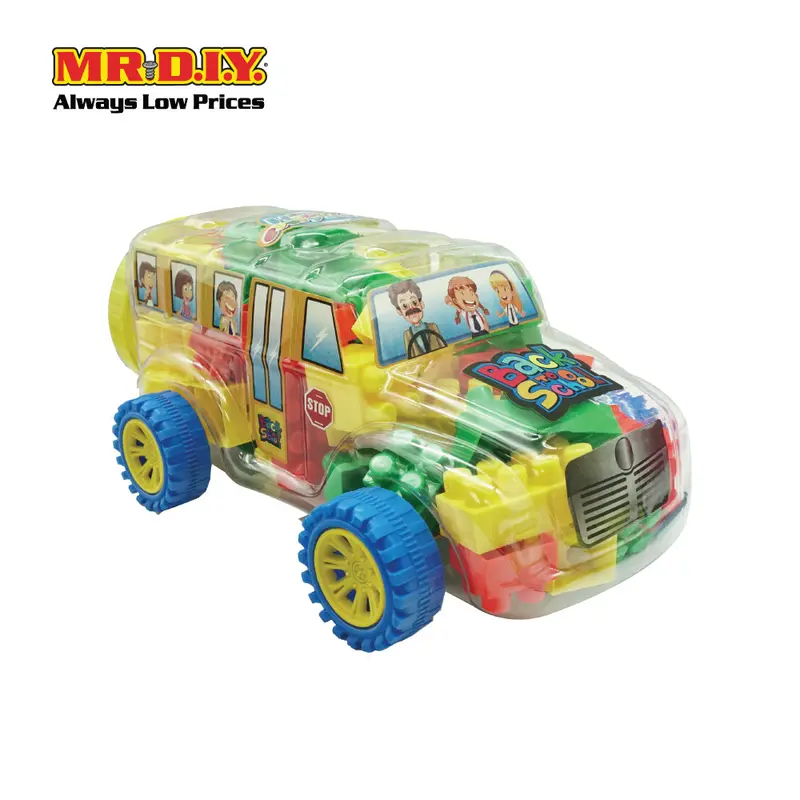 (Mr.Diy) School Bus Block Set 1