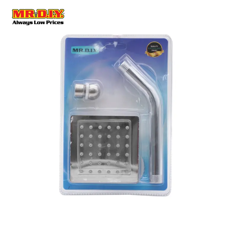(Mr.Diy) Square Shape Shower Head Set (6 Inch) 1