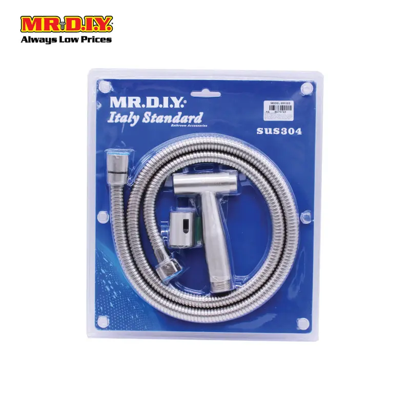 (Mr.Diy) Sus304 Hand Held Bidet Spray Set 8003Ss 1