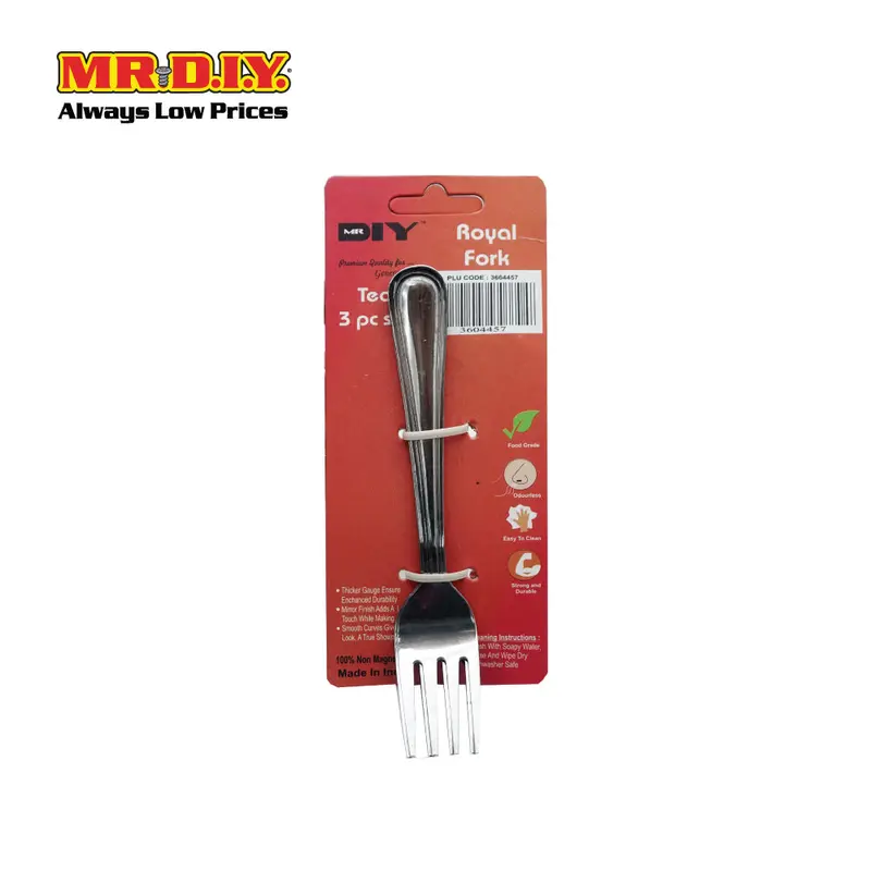(Mr.Diy) Tea Fork (3 Pcs) 1