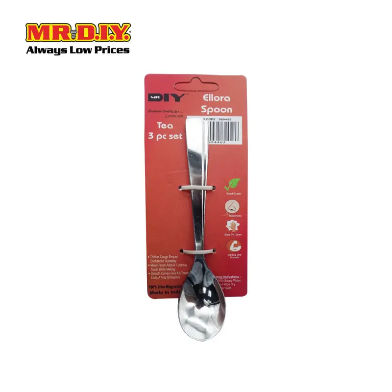 (Mr.Diy) Tea Spoon (3 Pcs) 1
