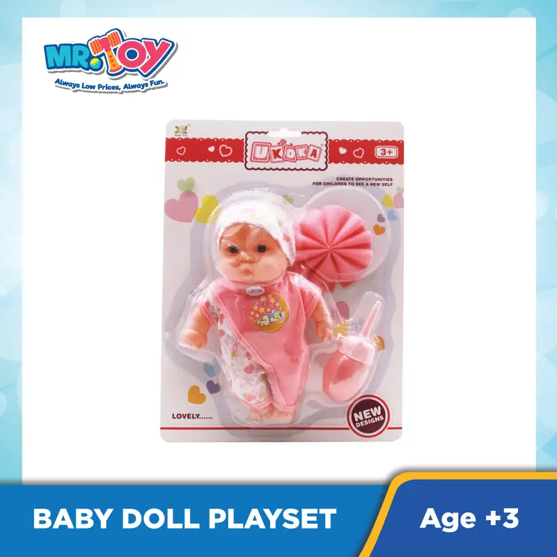 (Mr. Toy) Xingyue Ukoka Baby Doll Playset 6189-3E 1