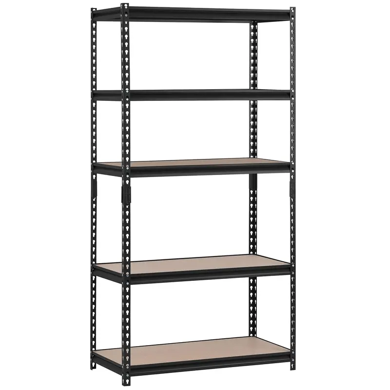 Musclerack™ Heavy-Duty Z-Beam™ Steel Boltless Shelving With Particleboard Decking 1