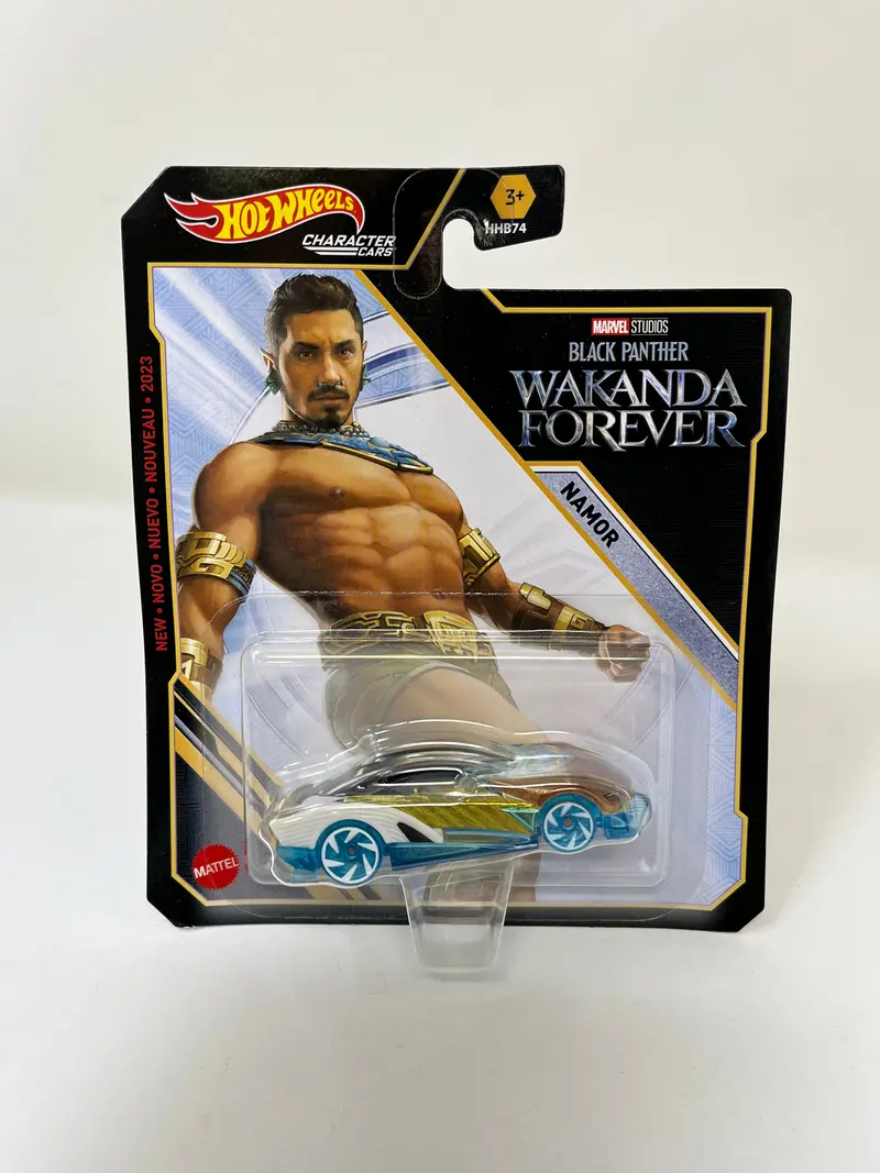 Namor * Black Panther Marvel * New!! 2024 Hot Wheels Character Cars Case G Release 1