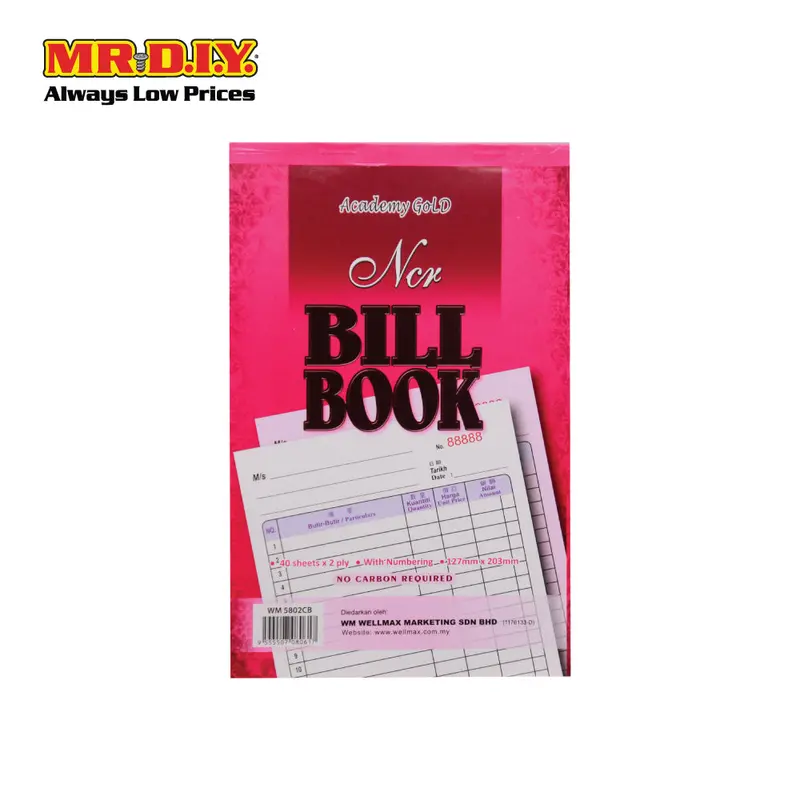 Ncr Bill Book (2Ply X 40Set) 1