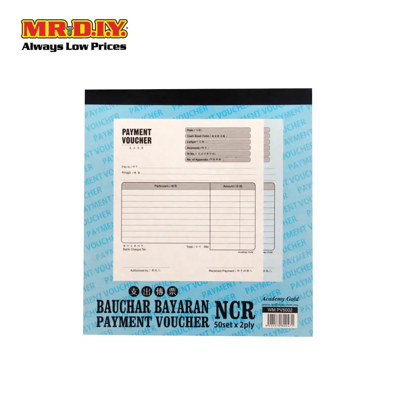 Ncr Payment Voucher (2Ply) 1