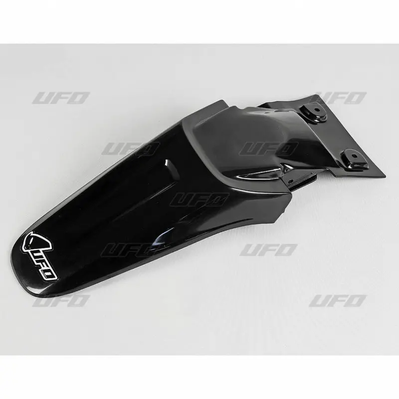 New Restyled Ufo Rear Fender For The 02-09 Klx110 - Black/Green/White 1