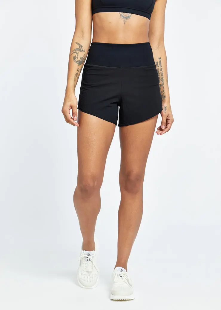 Oiselle Women's High Rise Roga Shorts 4" 1