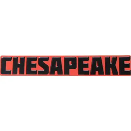 Orange Chesapeake Decal 1