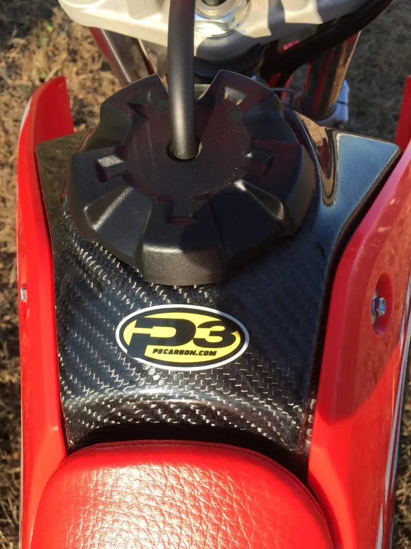 P3 Carbon Fuel Tank Cover - 2019+ Honda Crf110/125 1