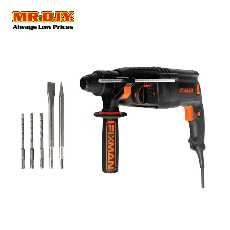 Pro Fixman Rotary Hammer Drill Set (800W) 1