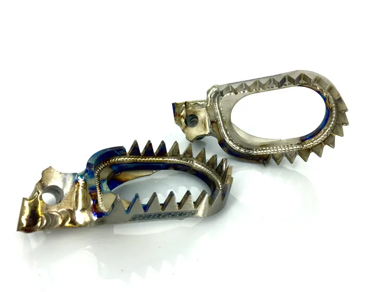 Pro Pegs Titanium Footpegs Kawasaki Mud/Enduro 1