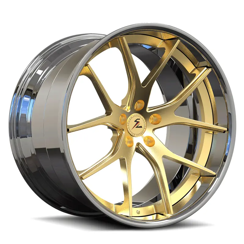 Sc-04 Custom Super Concave Piano Black, Red Bronze, Chrome Wheels 1