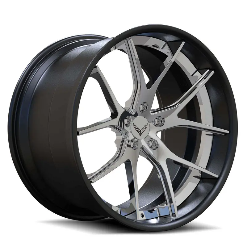 Sc-04 Custom Super Concave Satin Black, Chrome Wheels 1