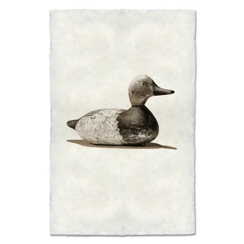 Scalloped Wood Decoy 1