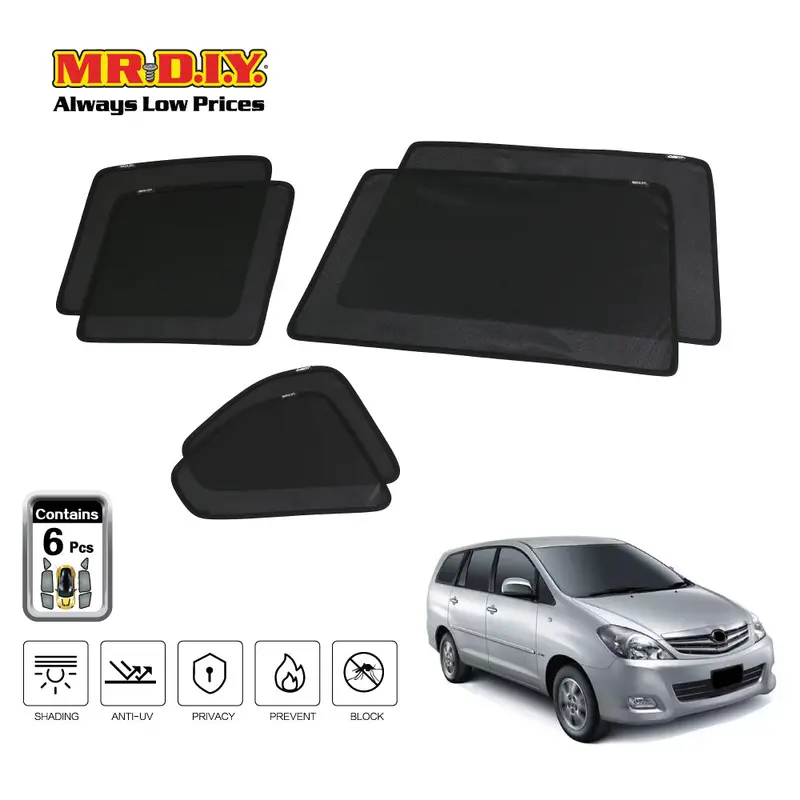 Shengge Car Fit Sunshade Innova 2015 Set (6 Pieces) 1