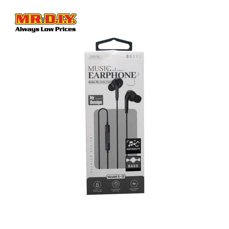 Sibly Wired Earphone 3.5Mm S-13 (120Cm) 1