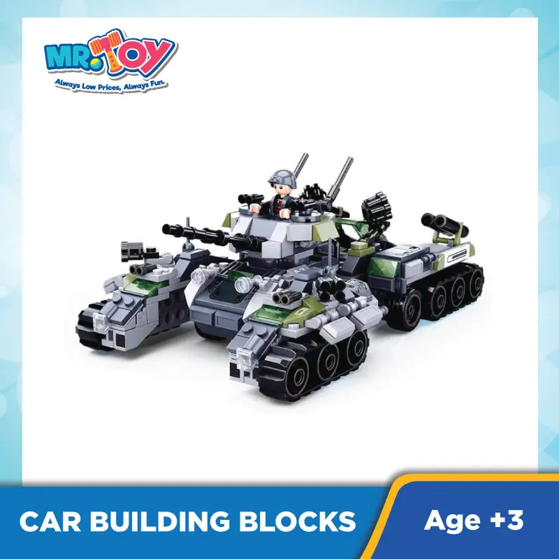 Sluban Space War Transport Land Cannon Model Play 1