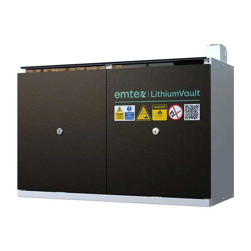 Small 2 Door Lithiumvault Cabinet With Charging - Ch-L8pgk 1