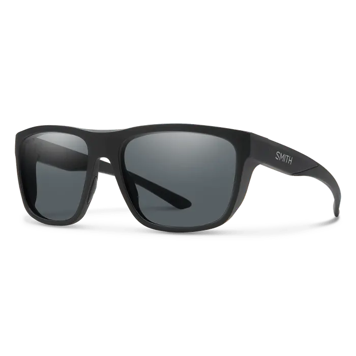 Smith Barra Matte Black With Polarized Gray Lens 1