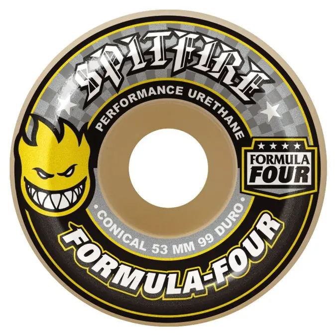 Spitfire Formula Four Conical Full Skateboard Wheels 99A 1
