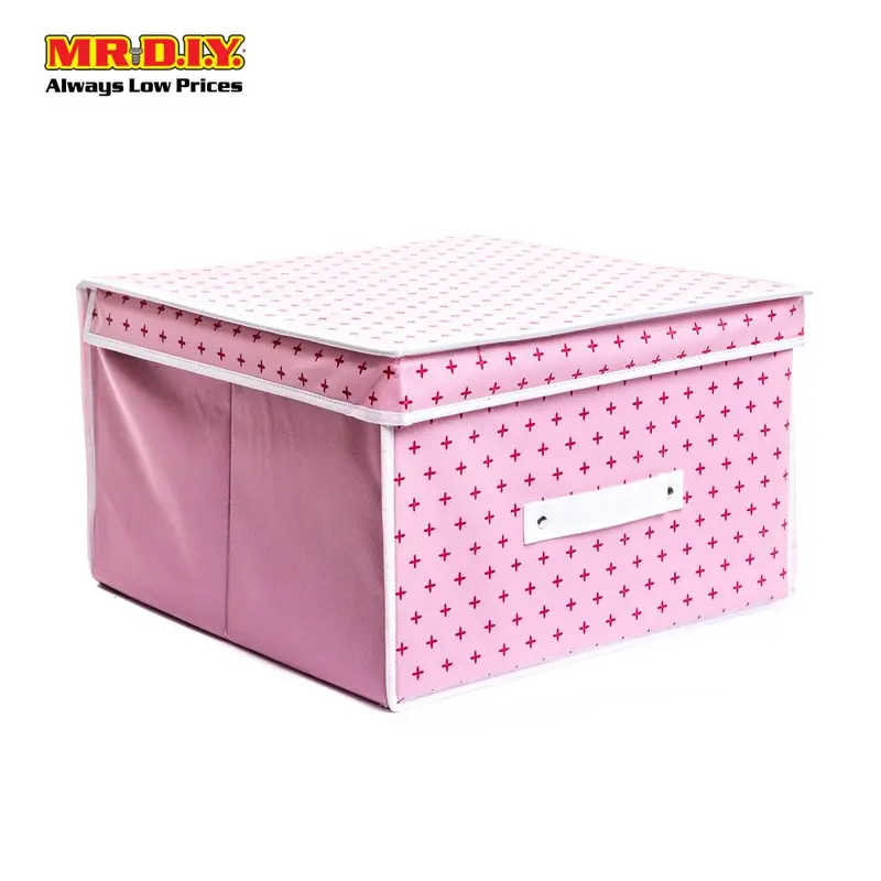 Sunee Foldable Non-Woven Storage Box With Lid 70417 1