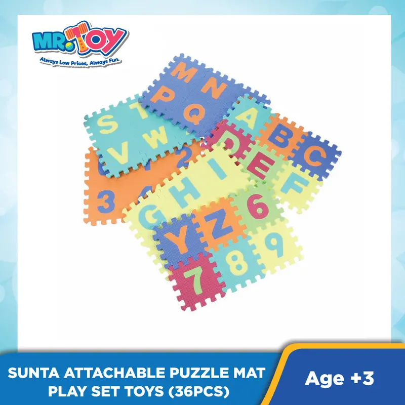 Sunta Attachable Puzzle Mat Playset Toys (36Pcs) 1