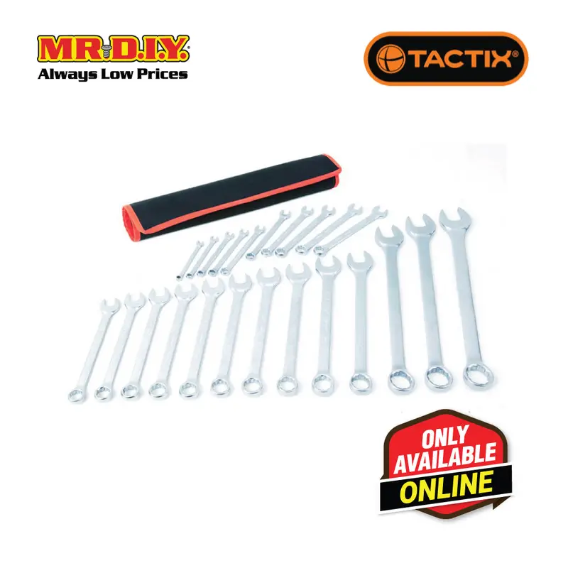 Tactix Combination Wrench Set (23 Pieces) 1