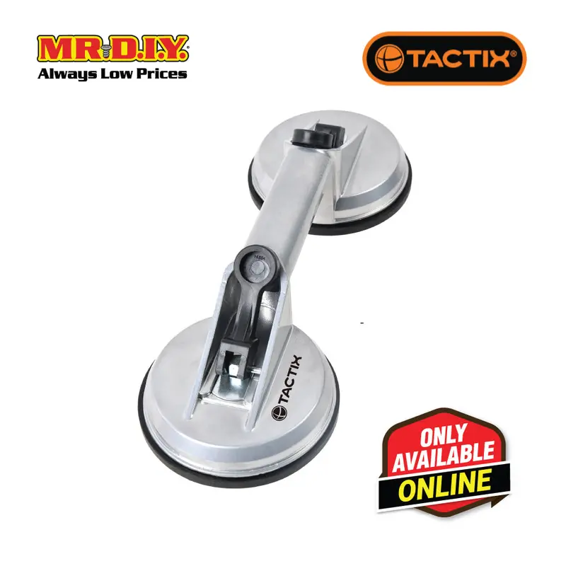 Tactix Double Suction Cup Aluminum (120Mm) 1