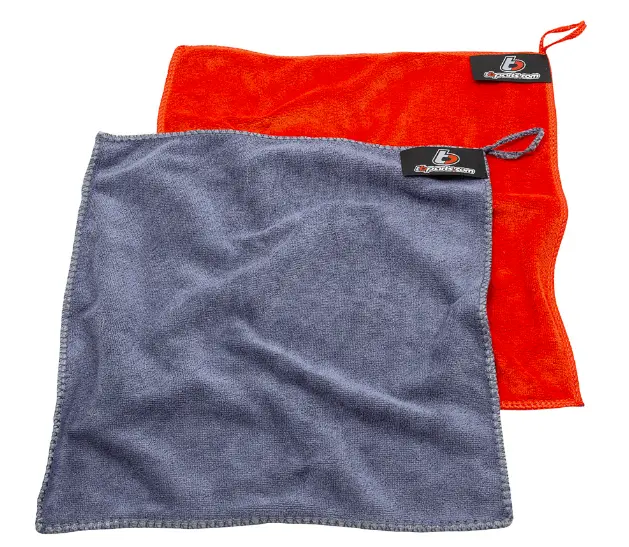 Tb Parts Shop Rag Set, Microfiber – Red & Gray 1